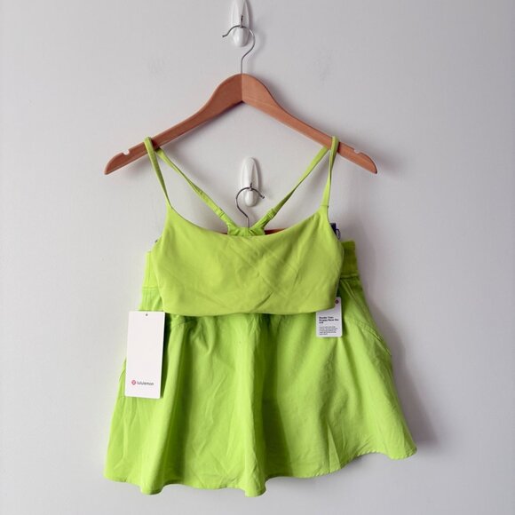 Lululemon SET Lightweight High Rise Tennis Skirt + Wunder Strappy Bra Sour Grape - Picture 8 of 14